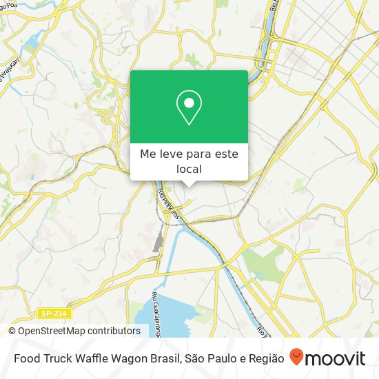 Food Truck Waffle Wagon Brasil mapa