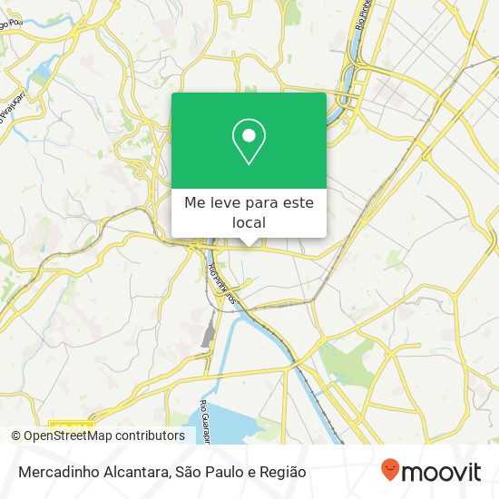 Mercadinho Alcantara mapa