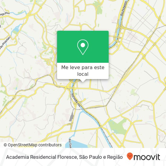 Academia Residencial Floresce mapa