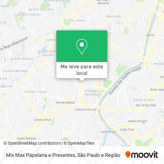 Mix Max Papelaria e Presentes mapa