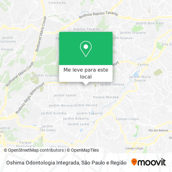 Oshima Odontologia Integrada mapa