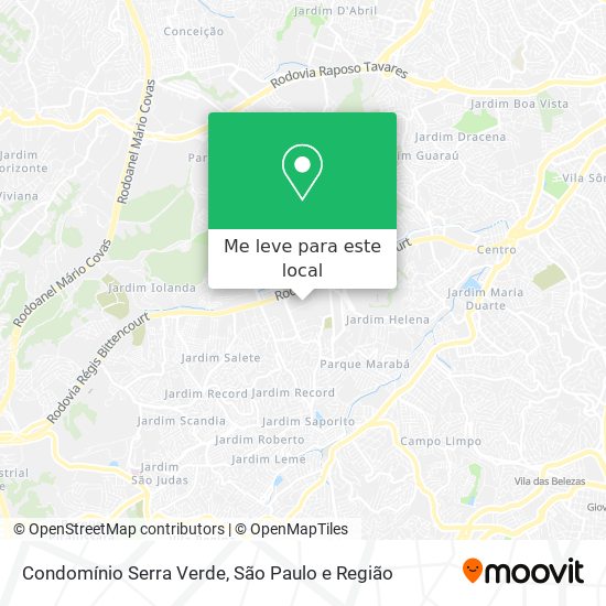 Condomínio Serra Verde mapa