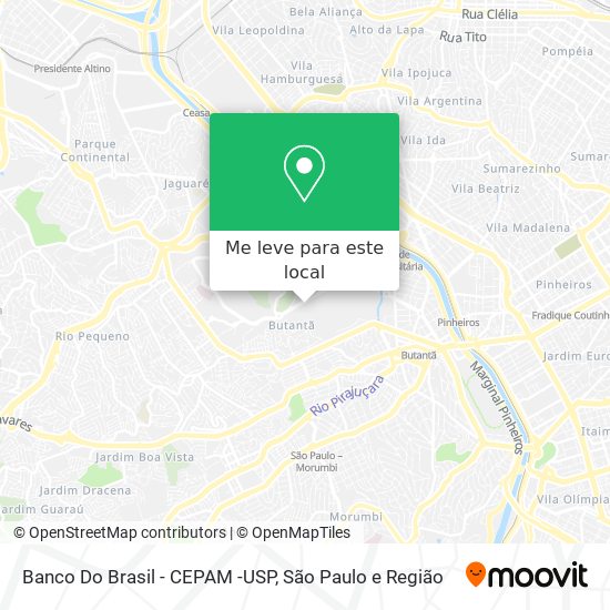Banco Do Brasil - CEPAM -USP mapa