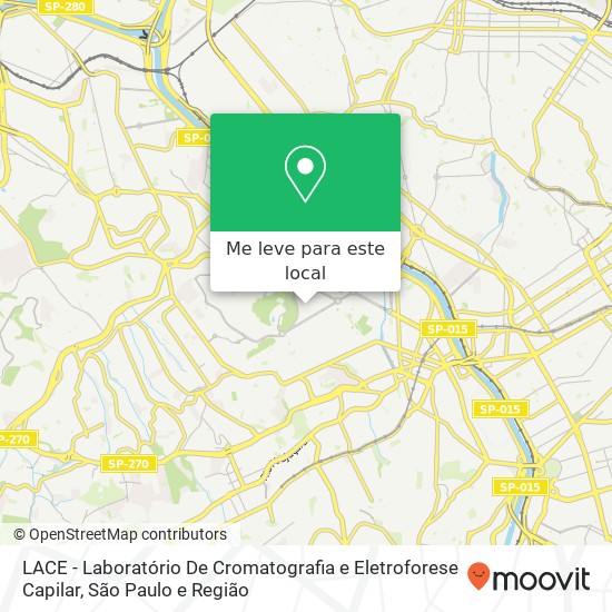 LACE - Laboratório De Cromatografia e Eletroforese Capilar mapa