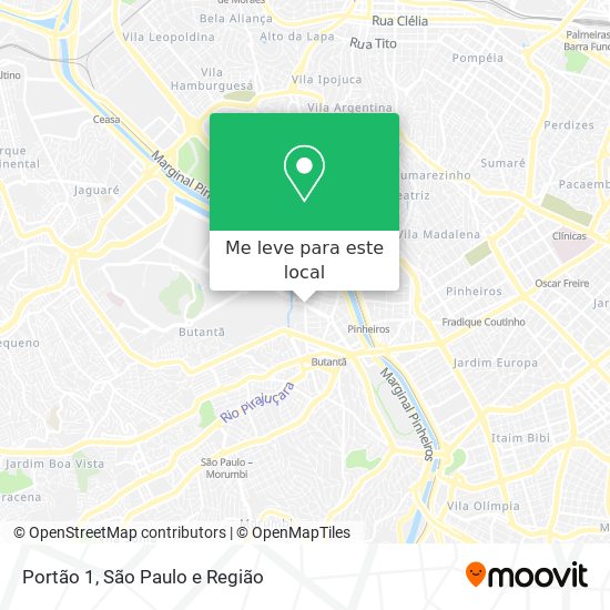 Portão 1 mapa