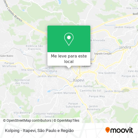 Kolping - Itapevi mapa