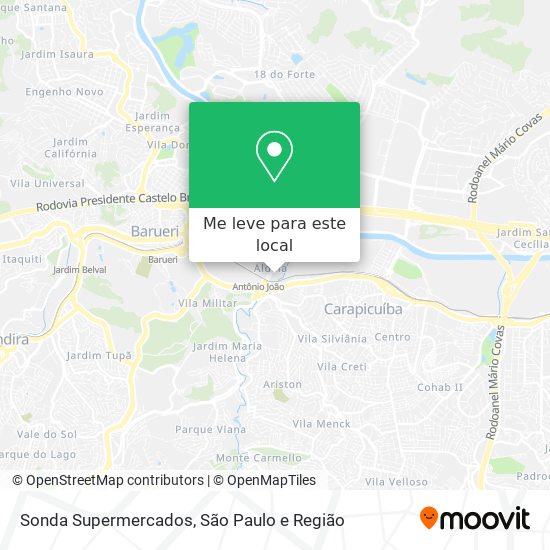 Sonda Supermercados mapa