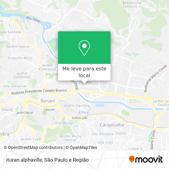 ituran alphaville mapa