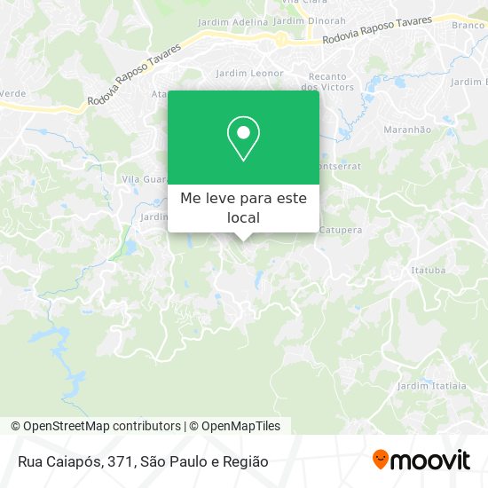 Rua Caiapós, 371 mapa