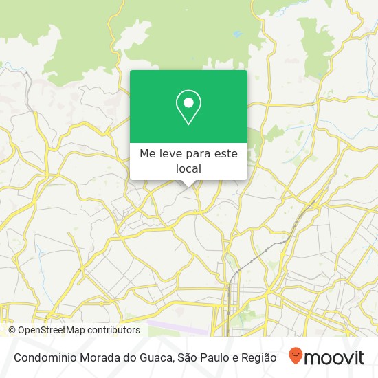 Condominio Morada do Guaca mapa
