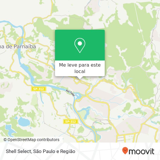 Shell Select mapa