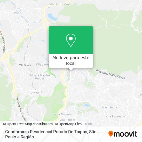 Condominio Residencial Parada De Taipas mapa