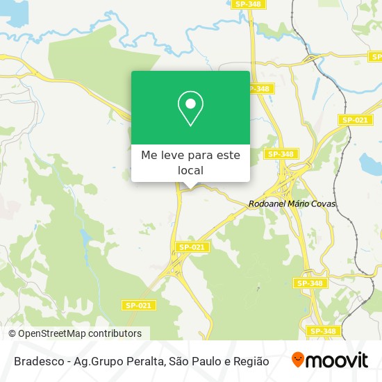 Bradesco - Ag.Grupo Peralta mapa