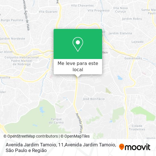 Avenida Jardim Tamoio, 11,Avenida Jardim Tamoio mapa