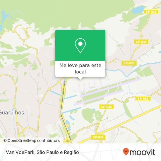 Van VoePark mapa