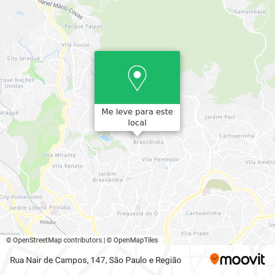 Rua Nair de Campos, 147 mapa