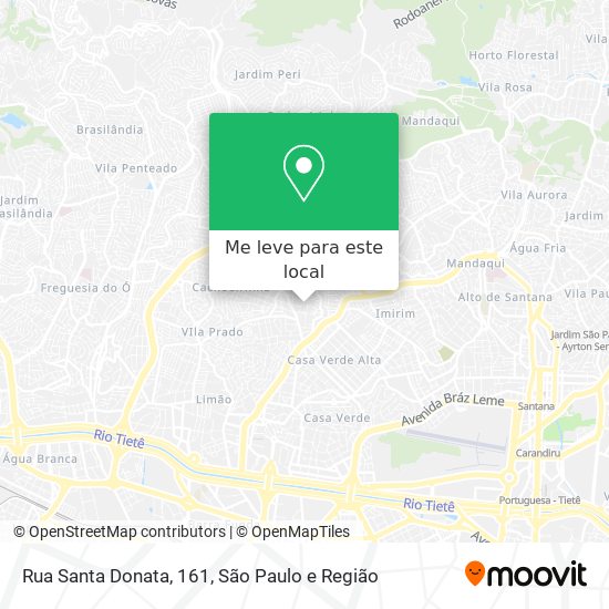 Rua Santa Donata, 161 mapa