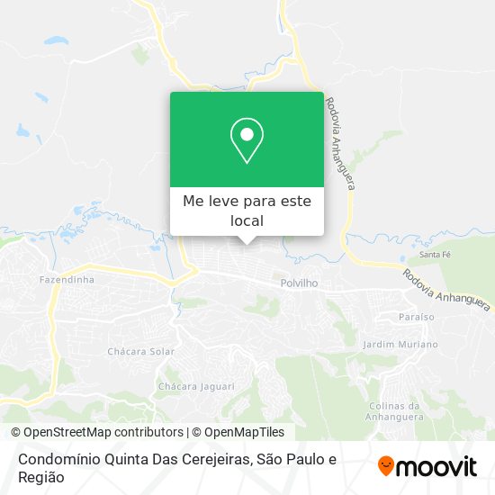 Condomínio Quinta Das Cerejeiras mapa