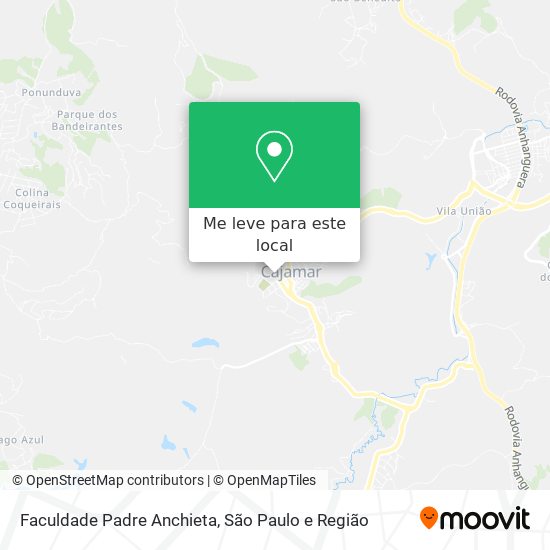 Faculdade Padre Anchieta mapa