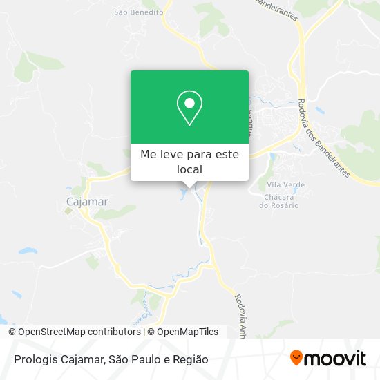 Prologis Cajamar mapa