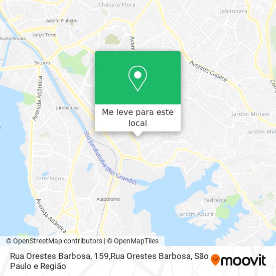 Rua Orestes Barbosa, 159,Rua Orestes Barbosa mapa