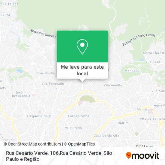 Rua Cesário Verde, 106,Rua Cesário Verde mapa