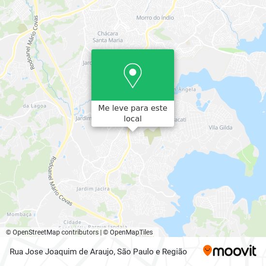 Rua Jose Joaquim de Araujo mapa
