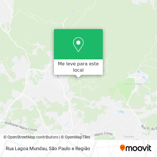 Rua Lagoa Mundau mapa