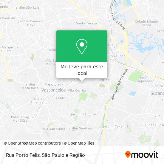 Rua Porto Feliz mapa