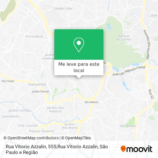 Rua Vitorio Azzalin, 555,Rua Vitorio Azzalin mapa