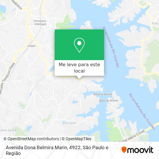 Avenida Dona Belmira Marin, 4922 mapa