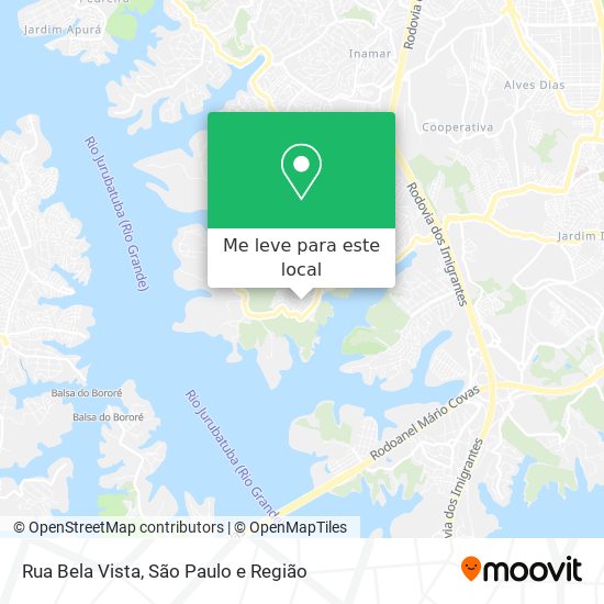 Rua Bela Vista mapa