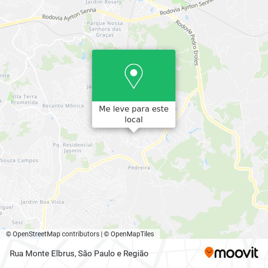 Rua Monte Elbrus mapa