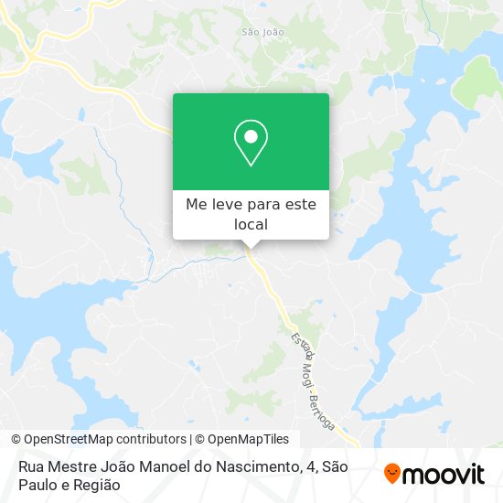 Rua Mestre João Manoel do Nascimento, 4 mapa