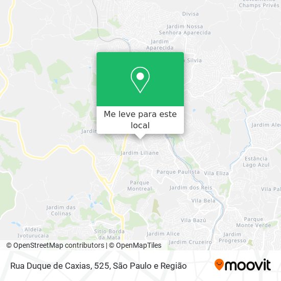 Rua Duque de Caxias, 525 mapa