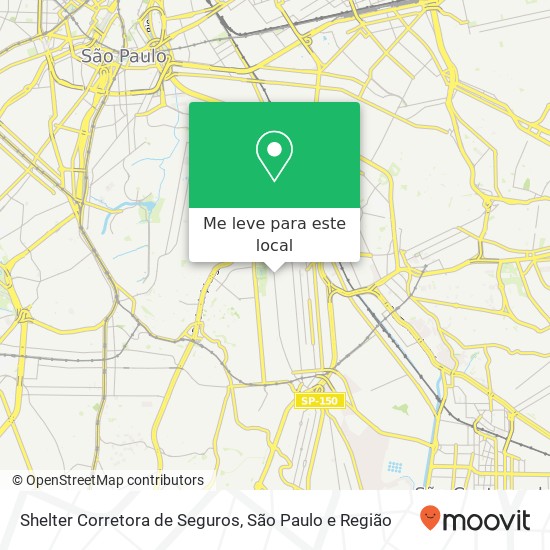 Shelter Corretora de Seguros, Rua Bom Pastor, 1029 Ipiranga São Paulo-SP 04203-051 mapa