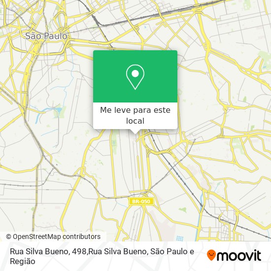 Rua Silva Bueno, 498,Rua Silva Bueno mapa