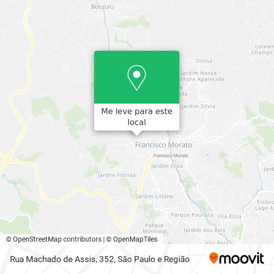 Rua Machado de Assis, 352 mapa