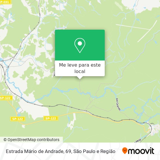 Estrada Mário de Andrade, 69 mapa