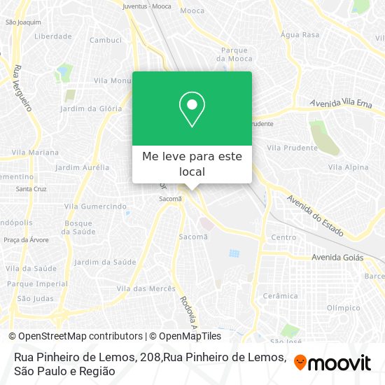 Rua Pinheiro de Lemos, 208,Rua Pinheiro de Lemos mapa