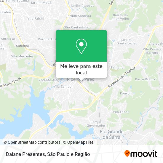 Daiane Presentes mapa