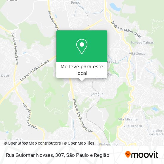 Rua Guiomar Novaes, 307 mapa