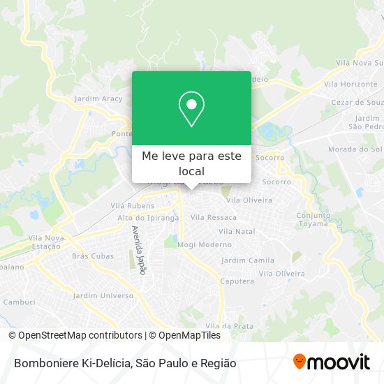Bomboniere Ki-Delícia mapa