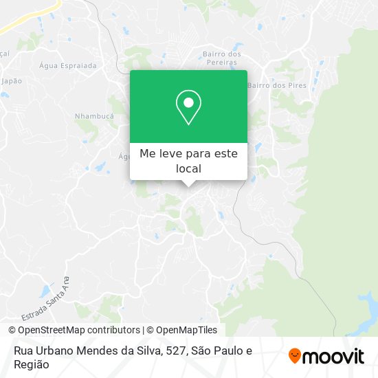 Rua Urbano Mendes da Silva, 527 mapa