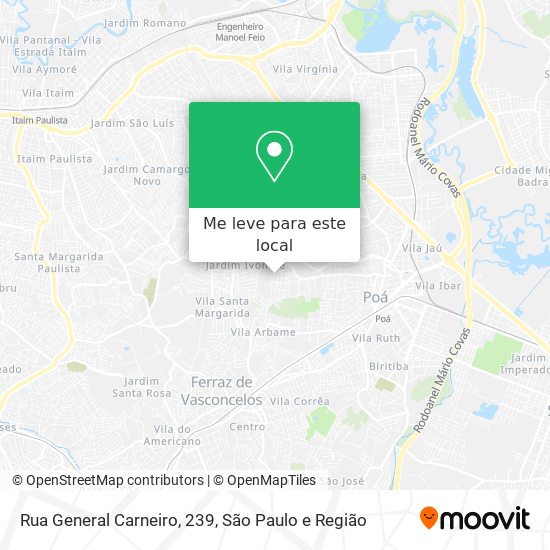 Rua General Carneiro, 239 mapa