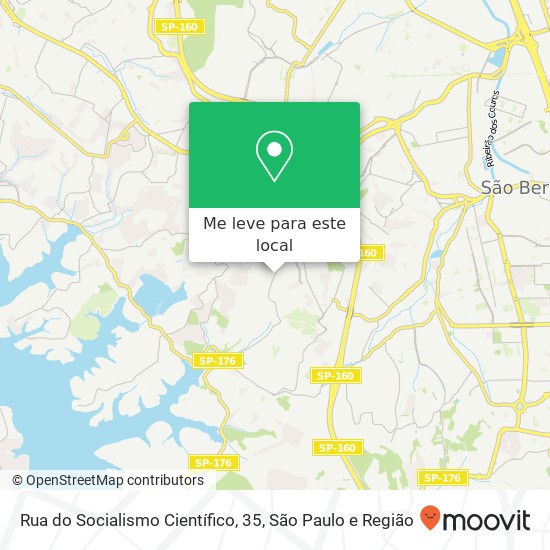 Rua do Socialismo Científico, 35, Conceição Diadema-SP mapa