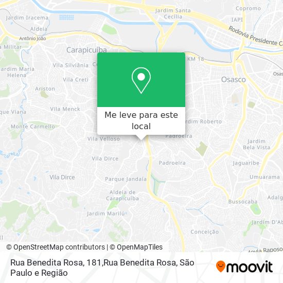 Rua Benedita Rosa, 181,Rua Benedita Rosa mapa
