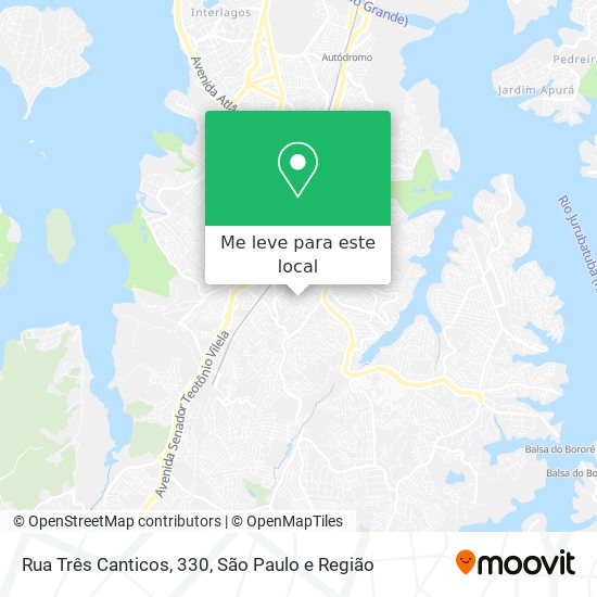 Rua Três Canticos, 330 mapa