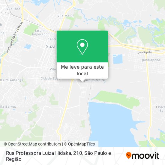 Rua Professora Luiza Hidaka, 210 mapa