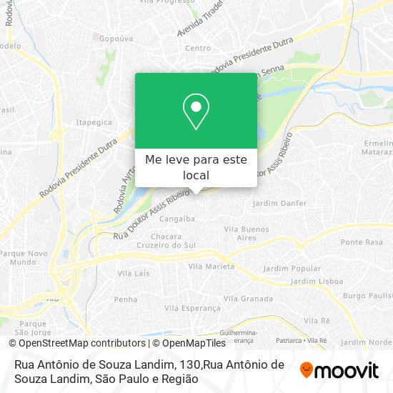 Rua Antônio de Souza Landim, 130,Rua Antônio de Souza Landim mapa